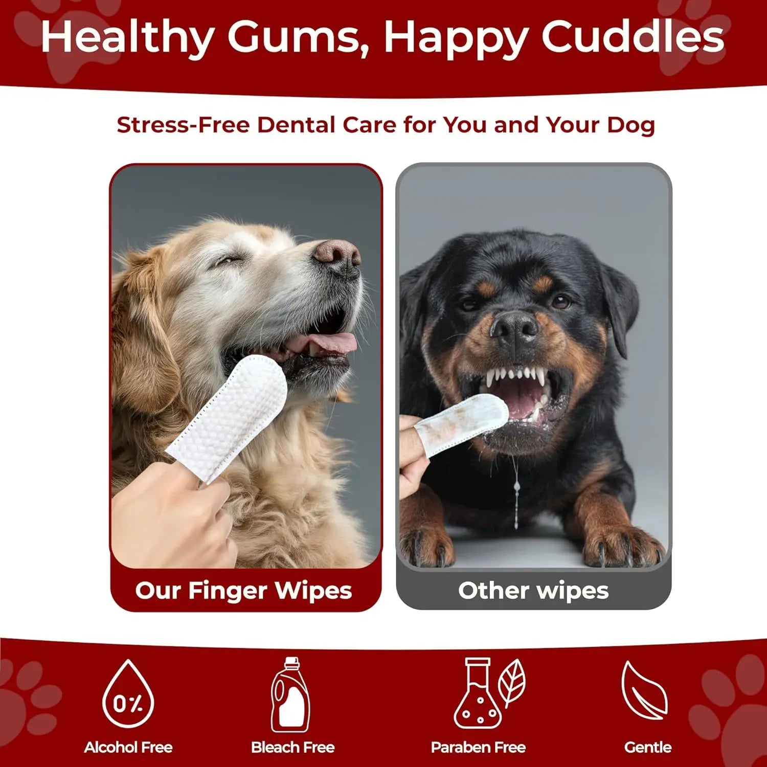 Oasis Hound™ Dog &amp; Cat Dental Cleaning Wipes