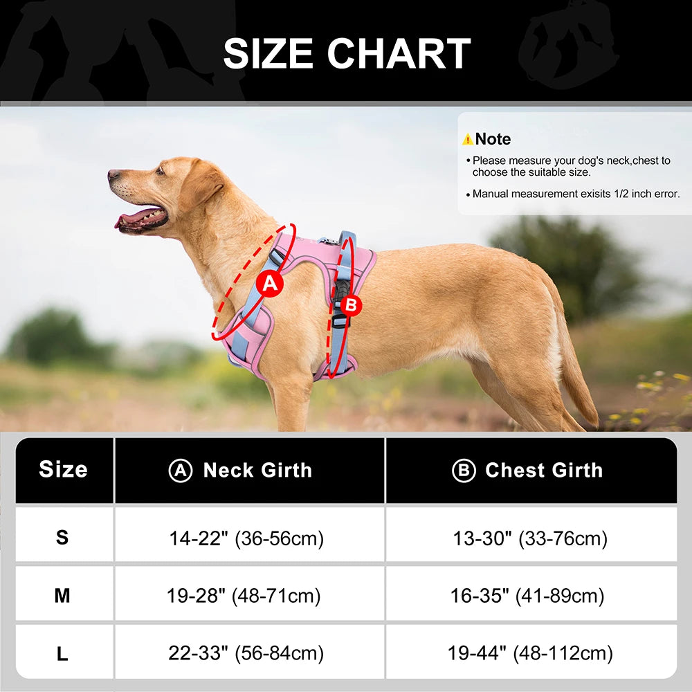 Oasis Hound™ Mesh Breathable Reflective Dog Harness