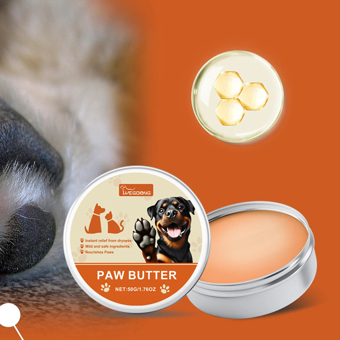 Oasis Hound™ Pet Paw Balm