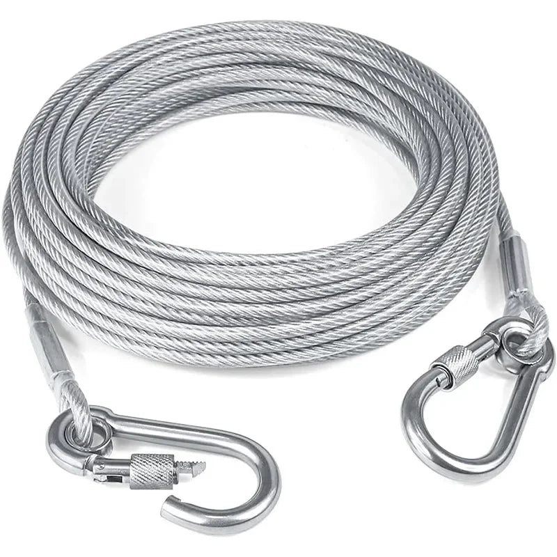 Oasis Hound™ Double-Headed Tie-Out Cable Leash