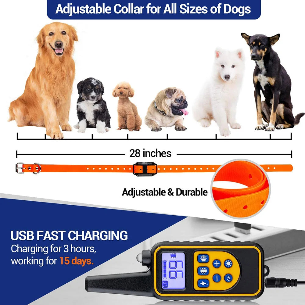 Oasis Hound™ Rechargeable Remote Dog Training Collar
