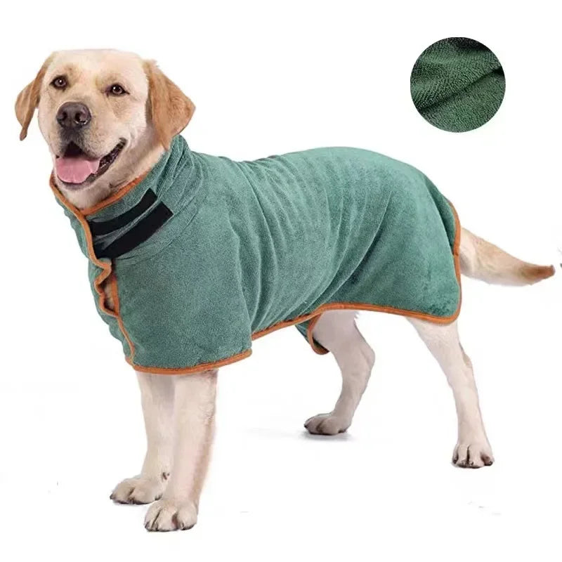 Oasis Hound™ Quick-Dry Pet Bathrobe Towel