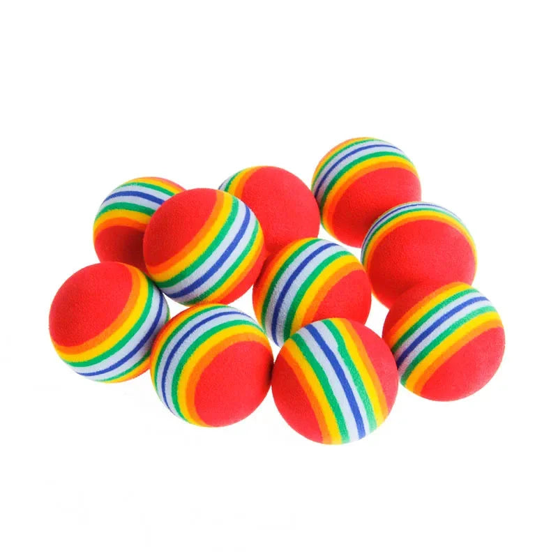 Oasis Hound™ Rainbow EVA Cat Toy Ball