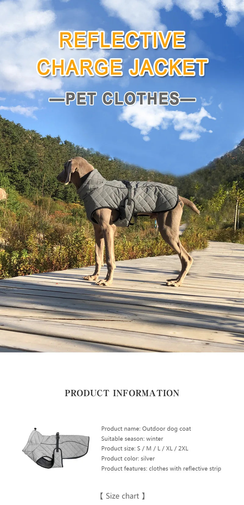 Oasis Hound™ Reflective Winter Dog Jacket