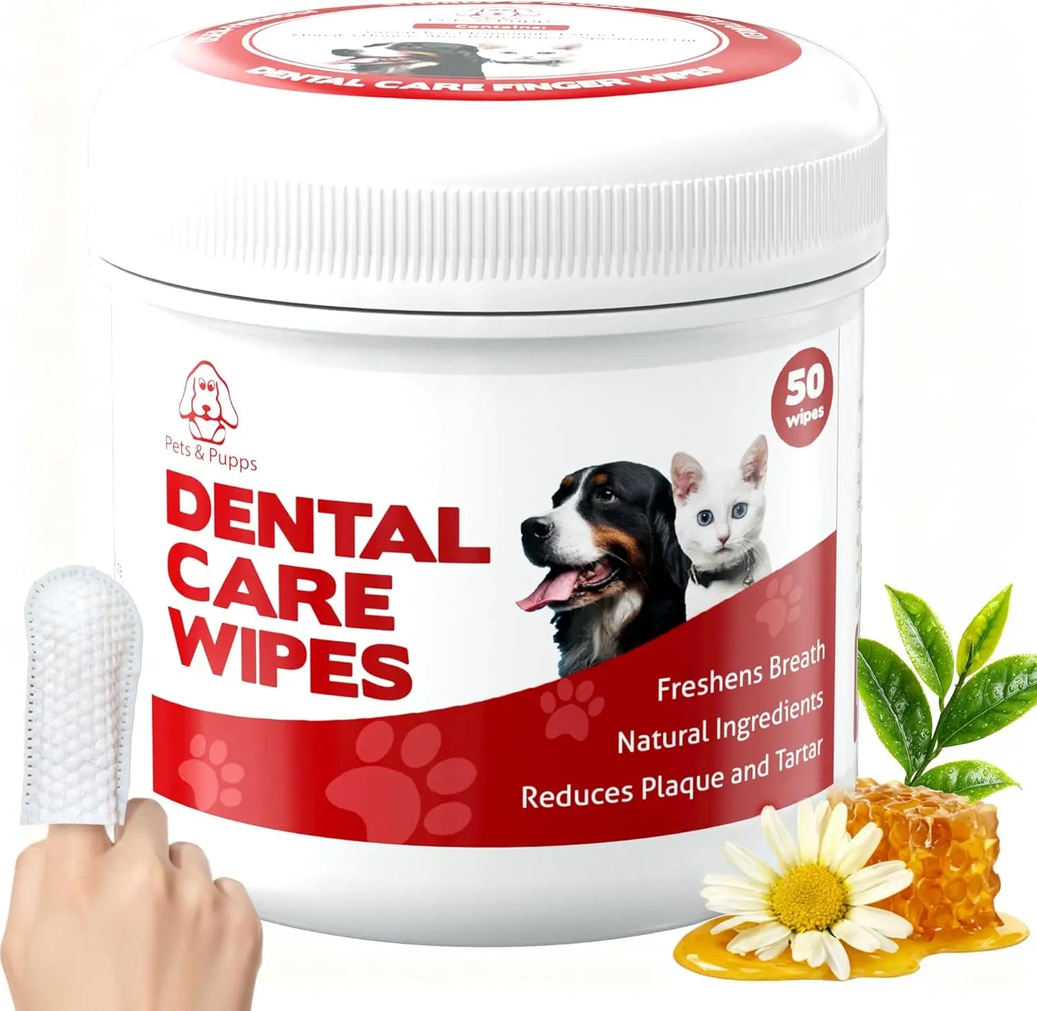 Oasis Hound™ Dog &amp; Cat Dental Cleaning Wipes