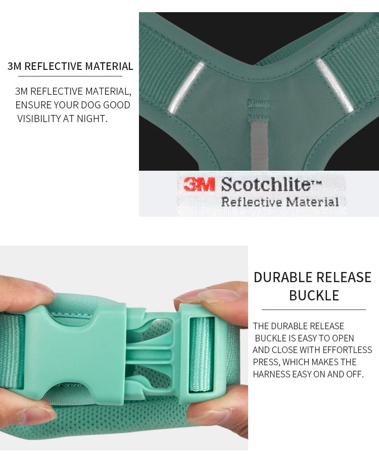 Oasis Hound™ No-Pull Reflective Dog Harness