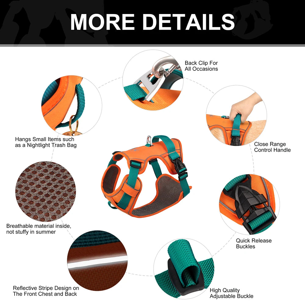 Oasis Hound™ Mesh Breathable Reflective Dog Harness