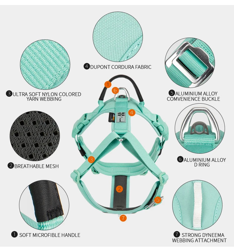 Oasis Hound™ No-Pull Reflective Dog Harness