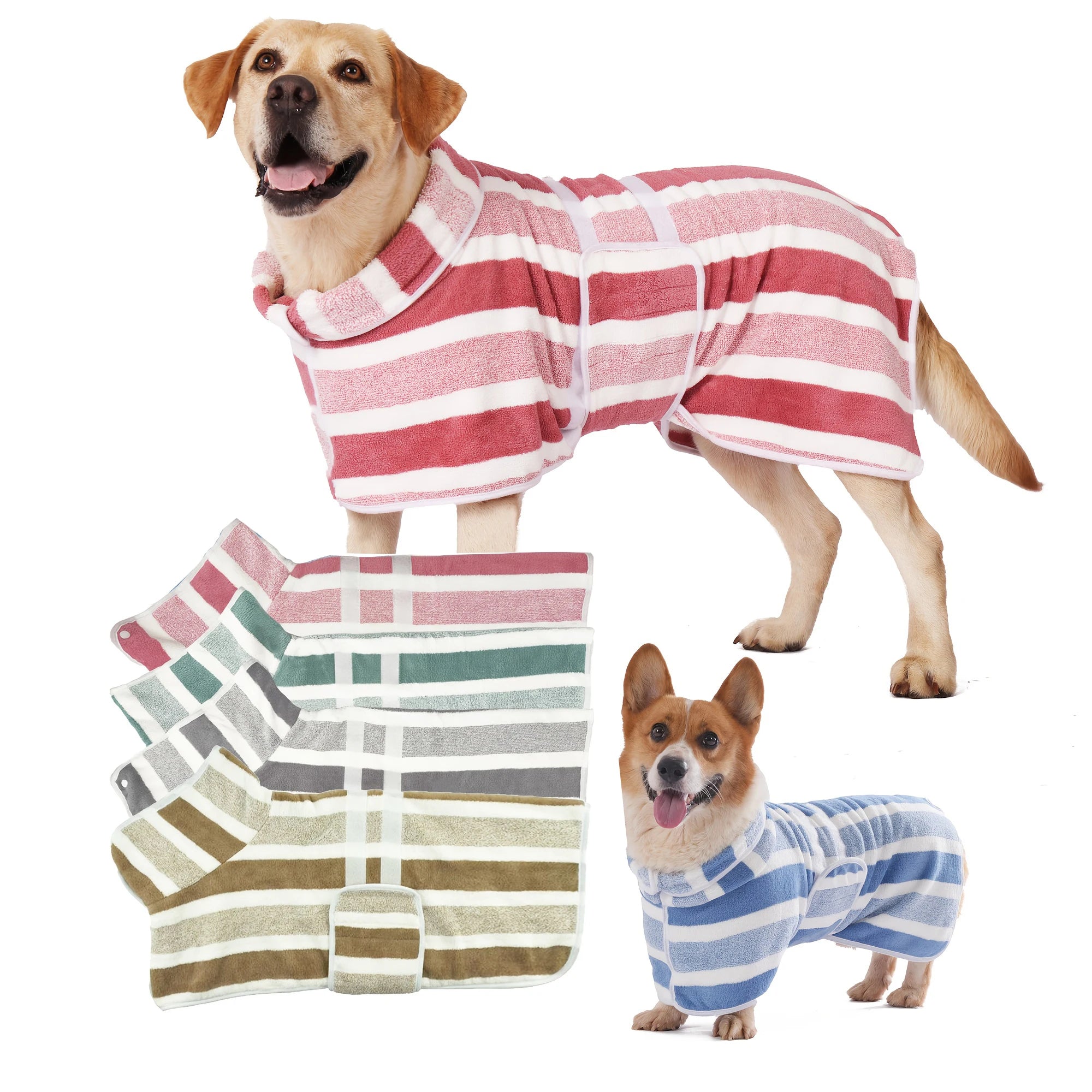 Oasis Hound™ Quick-Dry Pet Bathrobe Towel