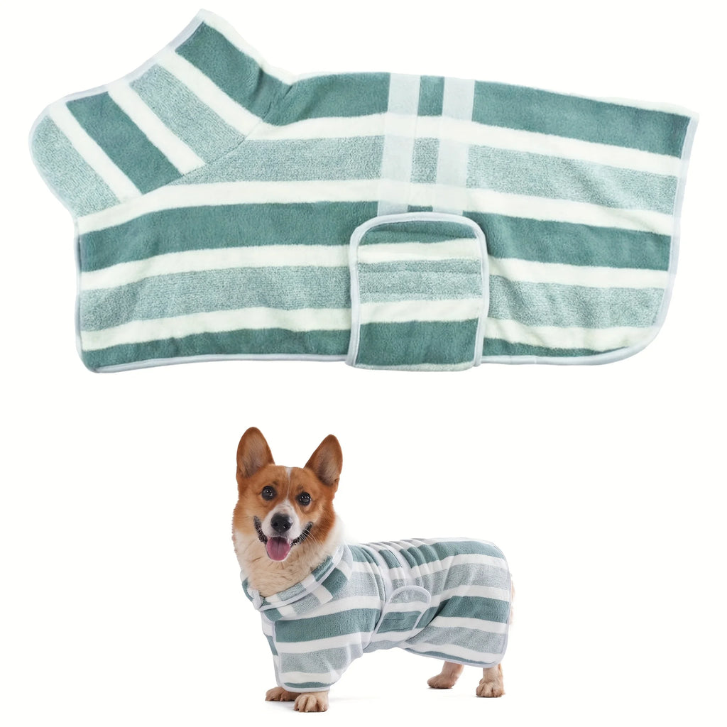 Oasis Hound™ Quick-Dry Pet Bathrobe Towel