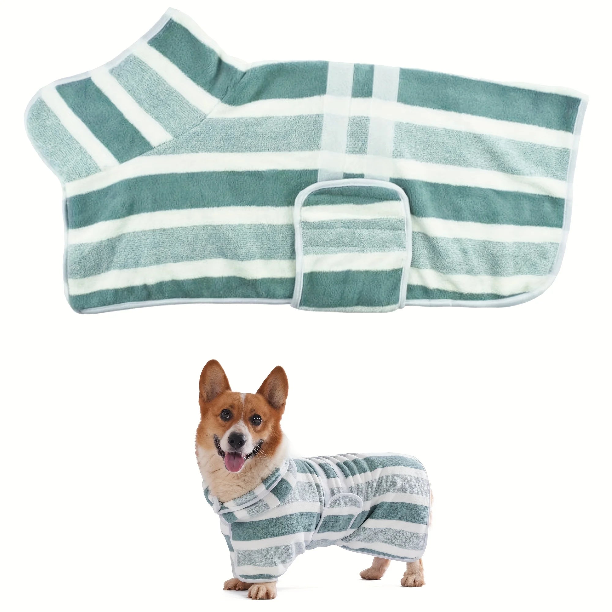 Oasis Hound™ Quick-Dry Pet Bathrobe Towel