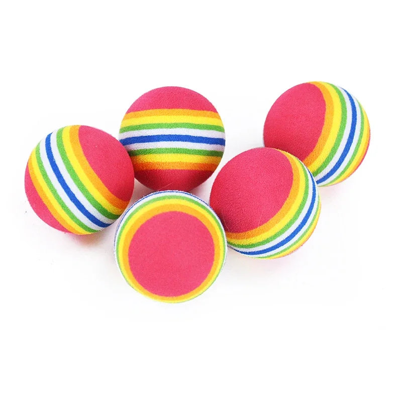 Oasis Hound™ Rainbow EVA Cat Toy Ball
