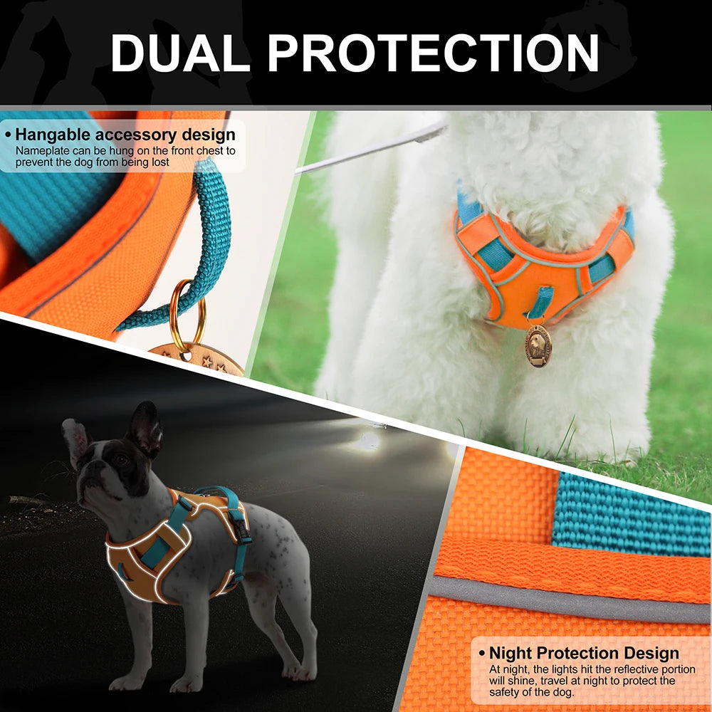 Oasis Hound™ Mesh Breathable Reflective Dog Harness