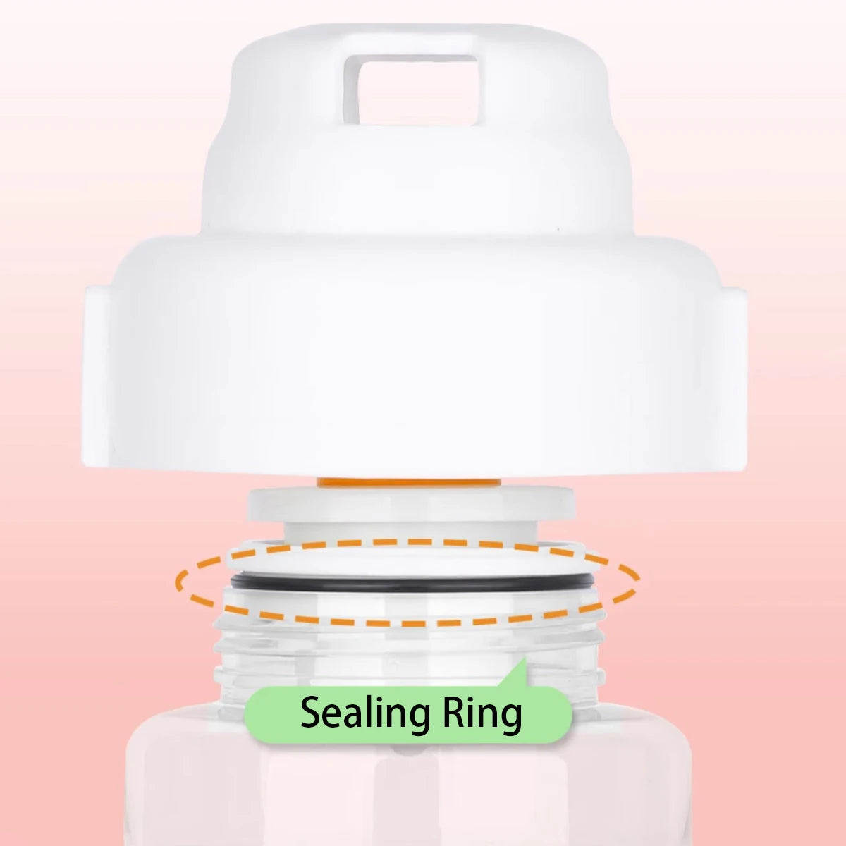 Oasis Hound™ Portable Dog Cat Water Bottle with Food Storage