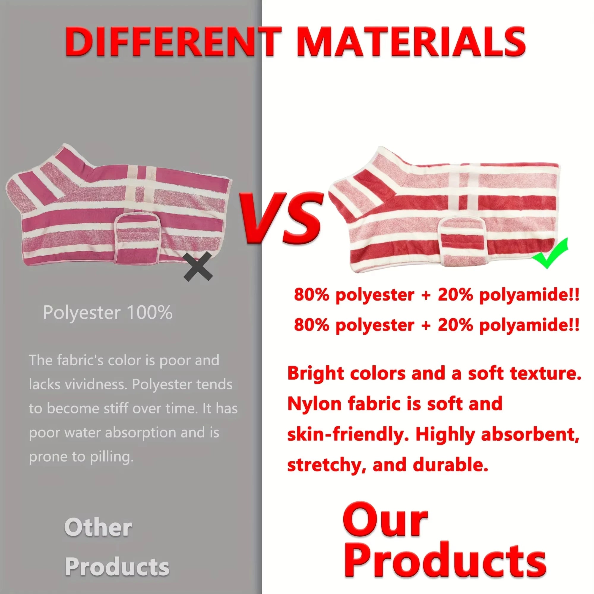 Oasis Hound™ Quick-Dry Pet Bathrobe Towel