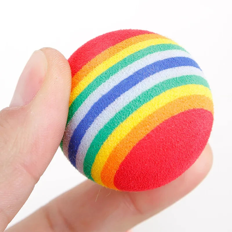 Oasis Hound™ Rainbow EVA Cat Toy Ball