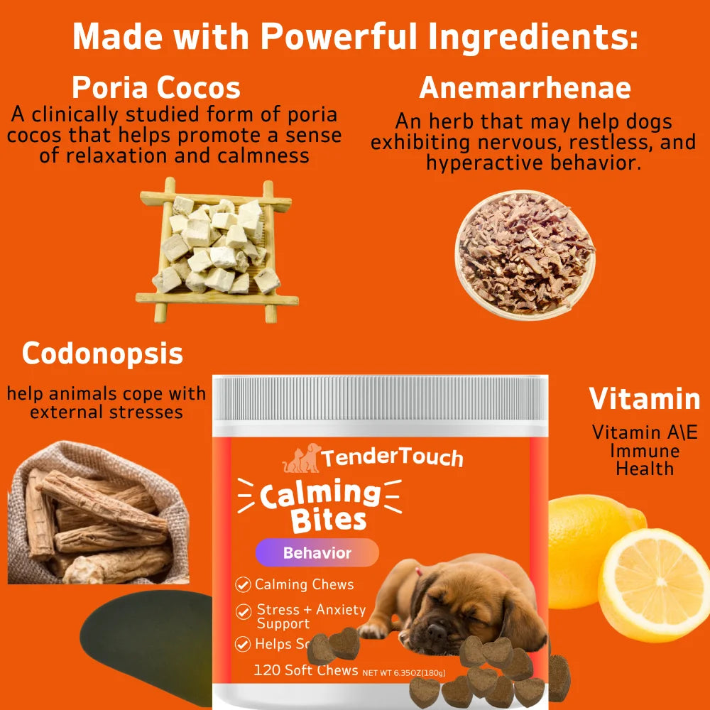 Oasis Hound™ TenderTouch Calming Chews for Dogs