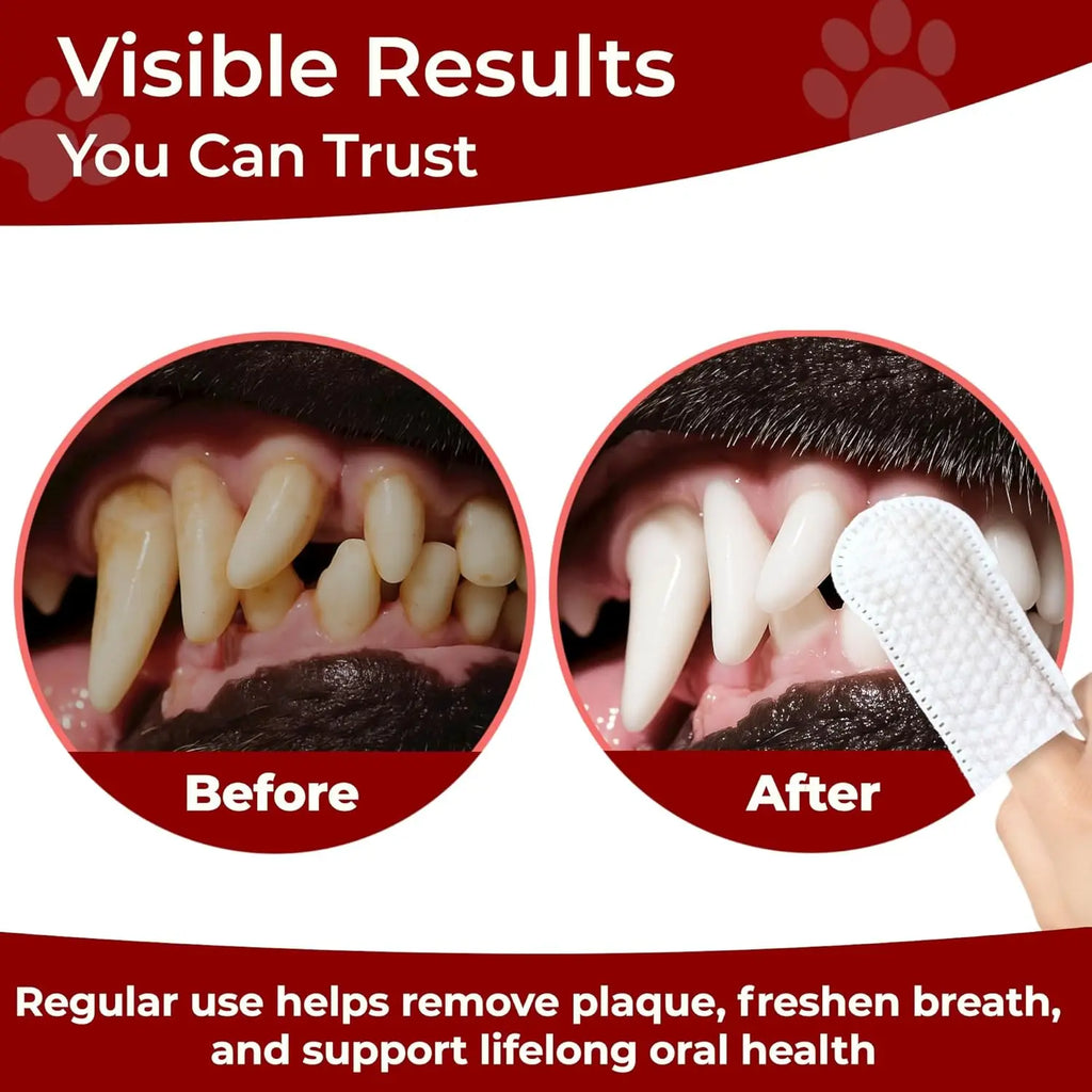 Oasis Hound™ Dog &amp; Cat Dental Cleaning Wipes